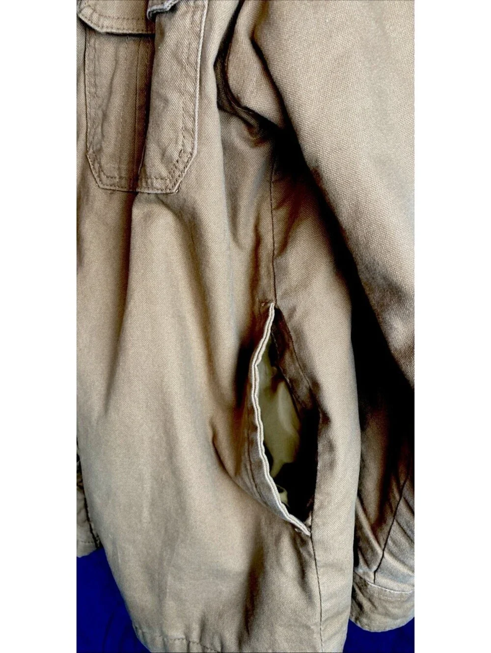 Genuine Dickies Vg Men’s Jacket workwear canvas Sz. M/M  Hooded